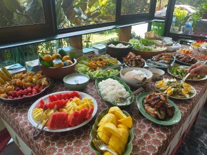 Home-cooked meals at Studio 88 Artist Residency, Chiangmai